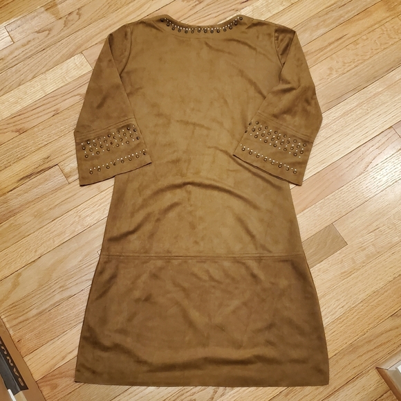 Angel + Premium Faux Suede Mini Dress - Picture 6 of 9